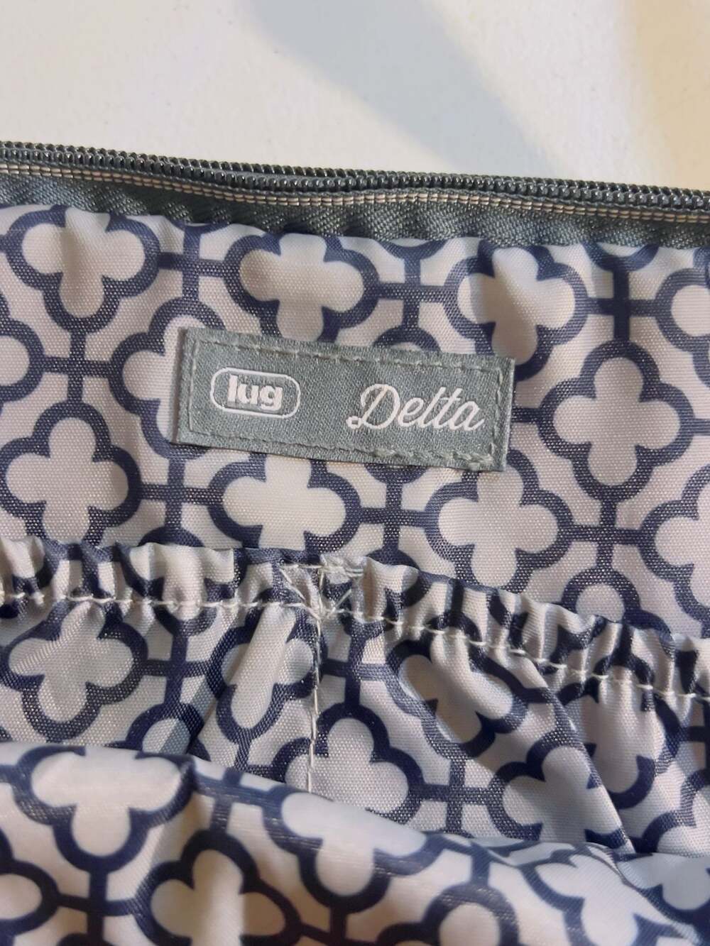 Lug Delta Mini Tablet Case and Crossbody Bag in Butterfly Grey - Picture 4 of 5